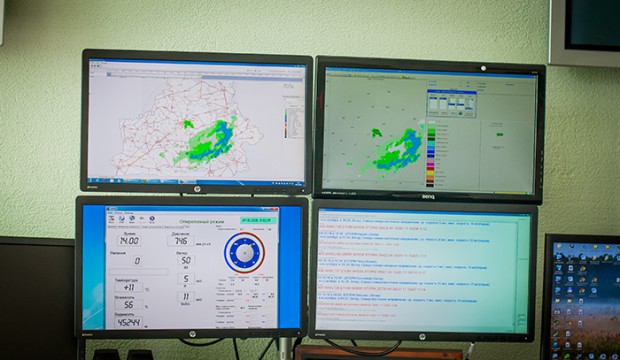 Рахунок оперативного варіанти моделі проводиться 3 рази на добу за вихідними даними за 00, 06, 12 UTC