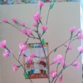 Майстер-клас «Гілка сакури»   Сакура - національний символ Японії, так називаються квітки декоративної японської вишні