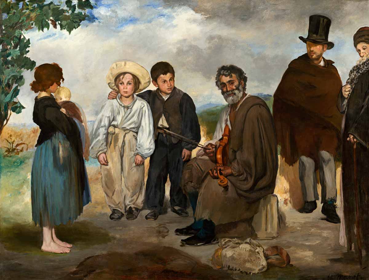 Картину 1862 року «Старий музикант» Едуард Мане ніколи не показував на публіці при своєму житті