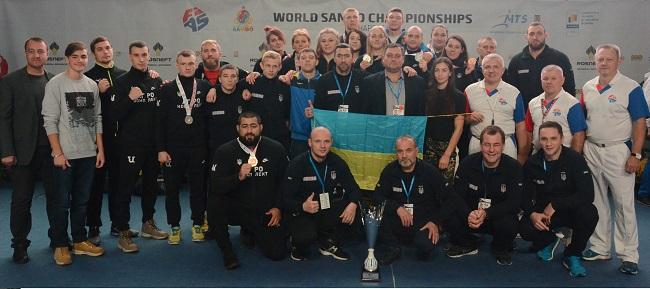 Збірна України з бойового самбу отримала срібний кубок на ЧС-2018