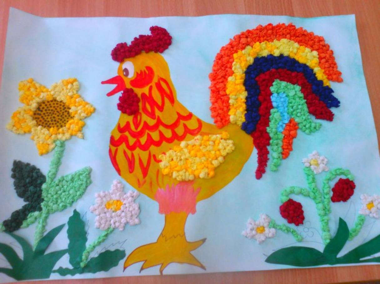 Олена Климина   Конструюванні з паперу «Казковий Півник» для дітей молодшого віку   У вільний час я зі своїми чотирирічку люблю займатися творчістю